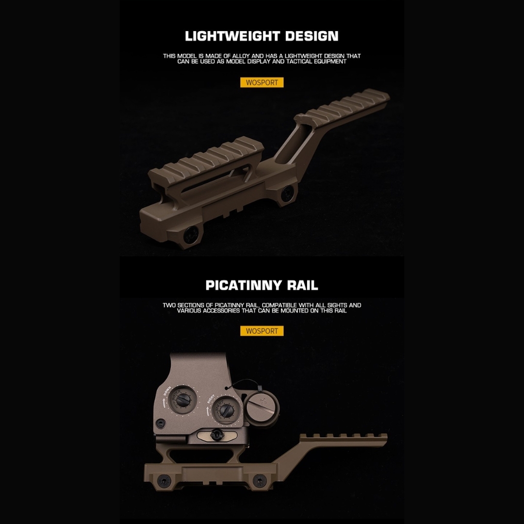 WST T1 HYDRA MOUNT, Low RIS / Guide rail - Black OD-A-WOSP199-BK asgbox.pl WST T1 HYDRA MOUNT, Low RIS / Guide rail - Black - obrazek 3