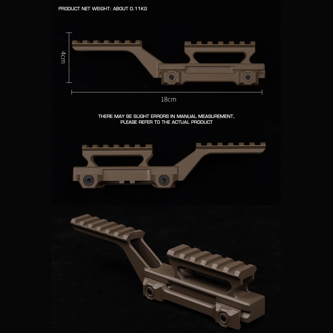 WST T1 HYDRA MOUNT, Low RIS / Guide rail - Black OD-A-WOSP199-BK asgbox.pl WST T1 HYDRA MOUNT, Low RIS / Guide rail - Black - obrazek 4