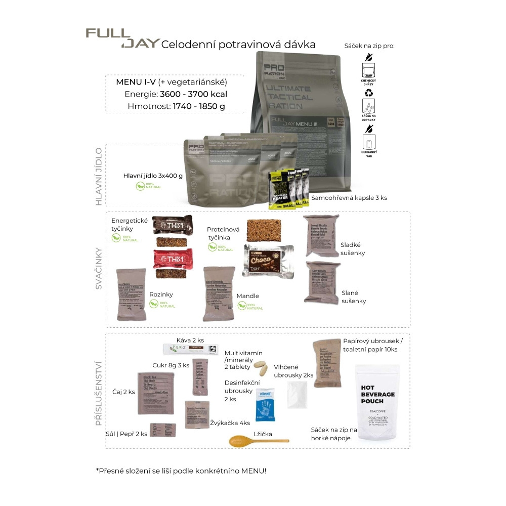 Pro Ration FULL-DAY Food Package - Menu 4 OD-A-AM0068 asgbox.pl Pro Ration FULL-DAY Food Package - Menu 4 - obrazek 2