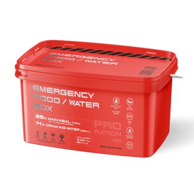 Pro Ration Emergency Food/Water BOX (25 servings)