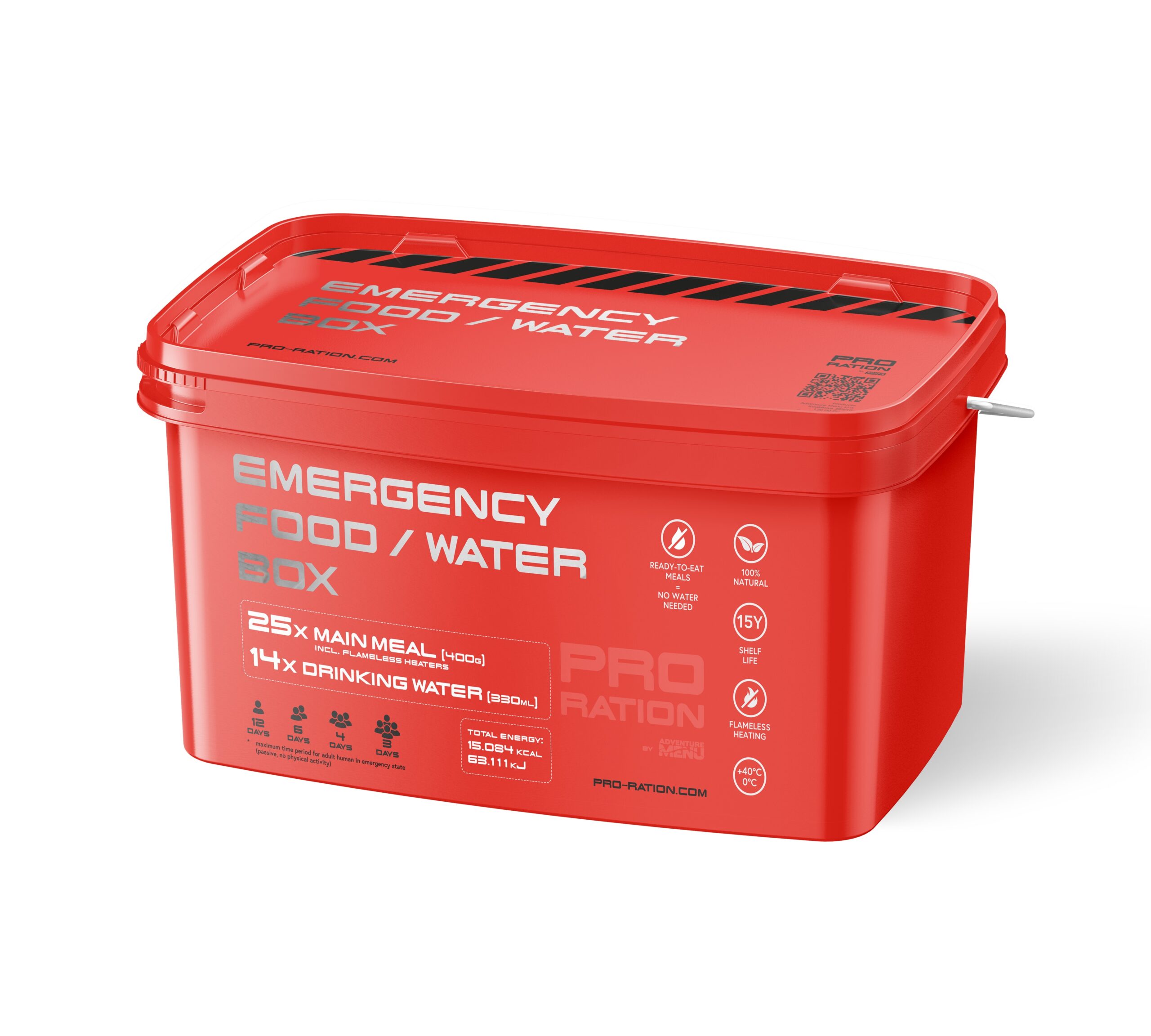 Pro Ration Emergency Food/Water BOX (25 servings) OD-A-AM0077 asgbox.pl Pro Ration Emergency Food/Water BOX (25 servings)