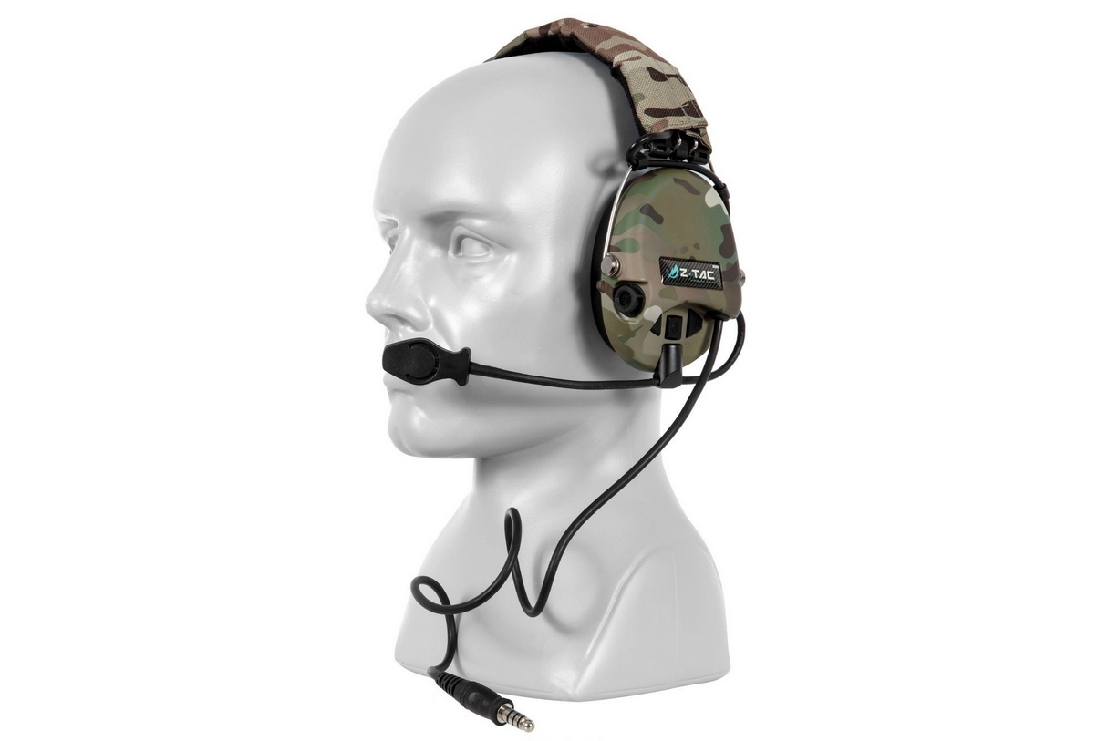 Z-TAC Tactical Headset SORDIN (Peltor Replica), TP120 Plug - MC OD-A-ZT00058 asgbox.pl Z-TAC Tactical Headset SORDIN (Peltor Replica), TP120 Plug - MC