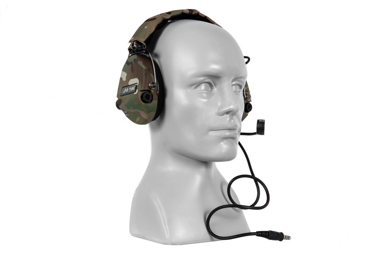 Z-TAC Tactical Headset SORDIN (Peltor Replica), TP120 Plug - MC OD-A-ZT00058 asgbox.pl Z-TAC Tactical Headset SORDIN (Peltor Replica), TP120 Plug - MC - obrazek 2