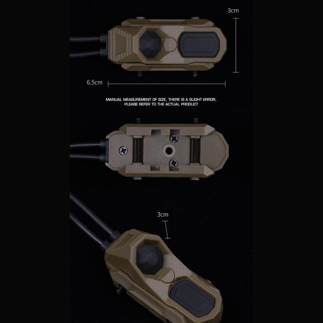 WST Dual Switch - AXON, CRANE PLUG and SF Connectors - Black OD-A-WOSP201-BK asgbox.pl WST Dual Switch - AXON, CRANE PLUG and SF Connectors - Black - obrazek 4