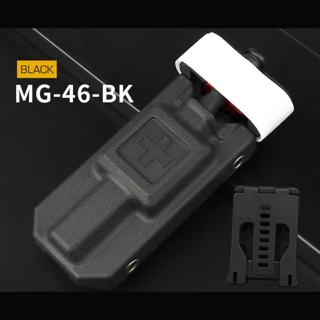 WST Molle Plastic Pouch and CAT Tourniquet (Dummy), Set - Black OD-A-WOSP106-BK asgbox.pl WST Molle Plastic Pouch and CAT Tourniquet (Dummy), Set - Black