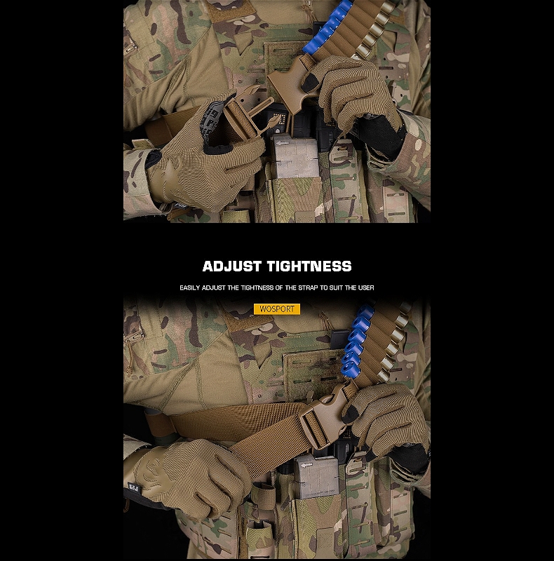 WST Bandolier Belt for 16 pcs 40mm Grenade Shell - Black OD-A-WOSP212-BK asgbox.pl WST Bandolier Belt for 16 pcs 40mm Grenade Shell - Black - obrazek 5