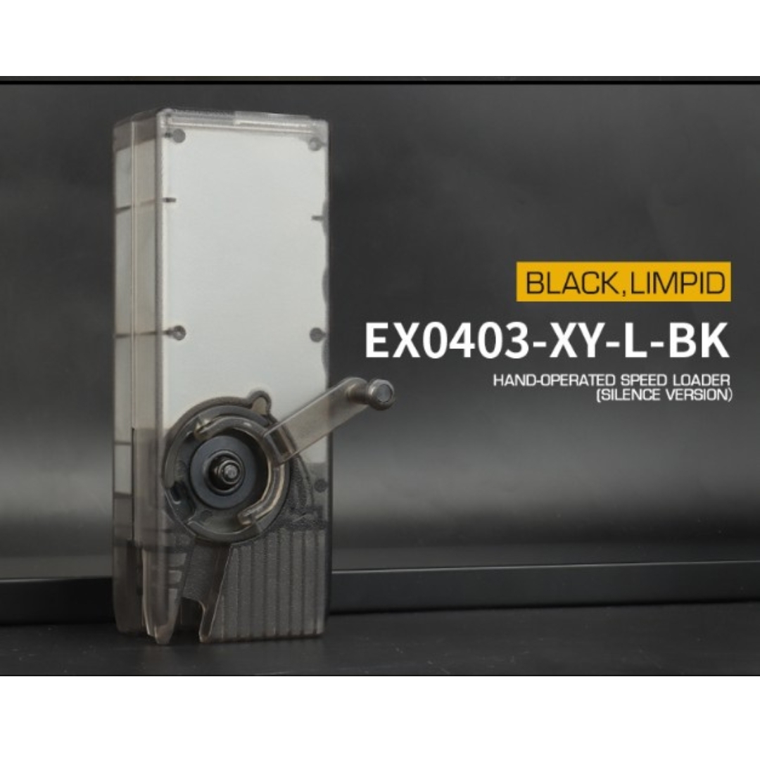 WST Lever Silence Speedloader, 1000 BBs - Transparent (dark) OD-A-WOSP77-LIMBK asgbox.pl WST Lever Silence Speedloader, 1000 BBs - Transparent (dark)