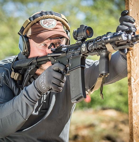 HELIKON RANGEMAN Shooting Gloves - Grey/Black OD-A-RK-RGM-KL-3501A-B03 asgbox.pl HELIKON RANGEMAN Shooting Gloves - Grey/Black - obrazek 2