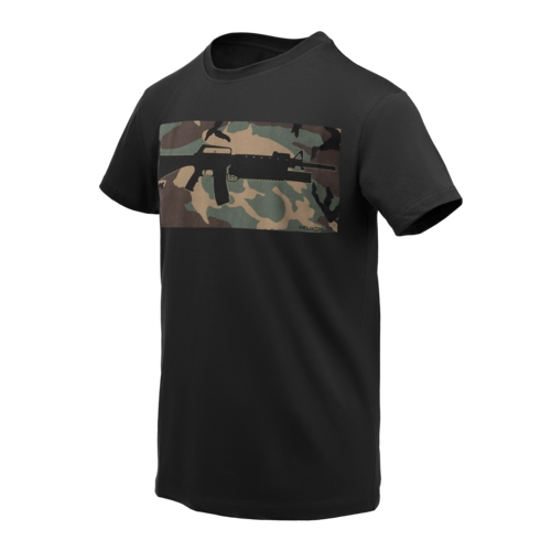 HELIKON T-shirt 16/203 COMBO - Black/US Woodland OD-A-TS-COM-CO-0103A-B03 asgbox.pl HELIKON T-shirt 16/203 COMBO - Black/US Woodland