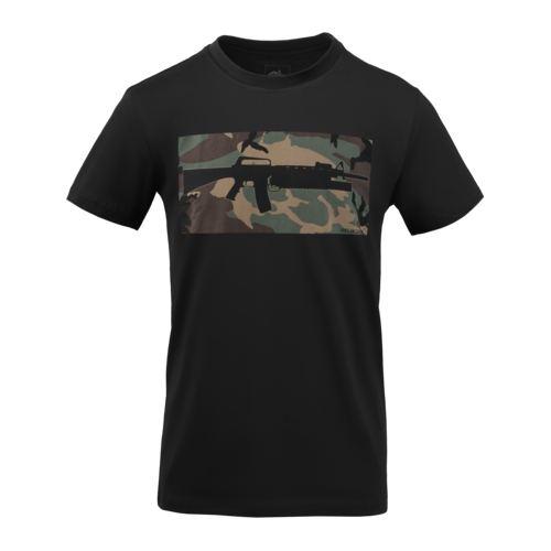 HELIKON T-shirt 16/203 COMBO - Black/US Woodland OD-A-TS-COM-CO-0103A-B03 asgbox.pl HELIKON T-shirt 16/203 COMBO - Black/US Woodland - obrazek 3