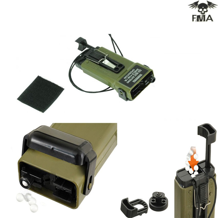 FMA Speed Loader MS2000, 130 BBs - Green OD-A-TB739 asgbox.pl FMA Speed Loader MS2000, 130 BBs - Green - obrazek 2