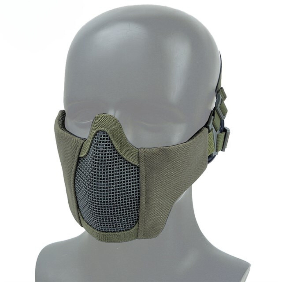 WST MINI Steel Mesh Mask, Children / Ladies - Ranger Green OD-A-WOSP211-RG asgbox.pl WST MINI Steel Mesh Mask, Children / Ladies - Ranger Green