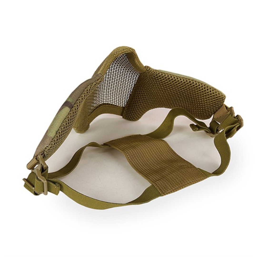 WST MINI Steel Mesh Mask, Children / Ladies - Ranger Green OD-A-WOSP211-RG asgbox.pl WST MINI Steel Mesh Mask, Children / Ladies - Ranger Green - obrazek 3
