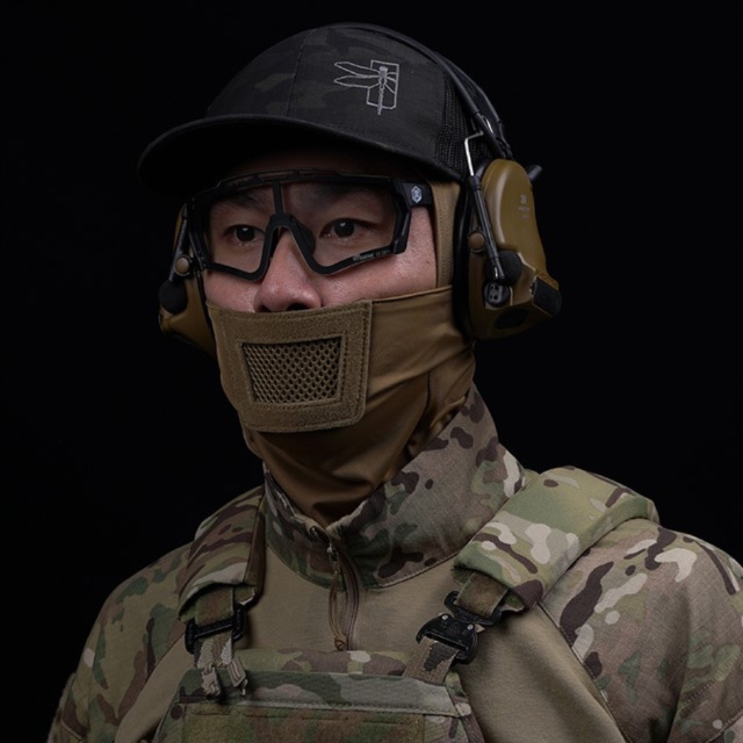 WST Knight Balaclava with Teeth Guard - Black OD-A-WOSP210-BK asgbox.pl WST Knight Balaclava with Teeth Guard - Black - obrazek 2