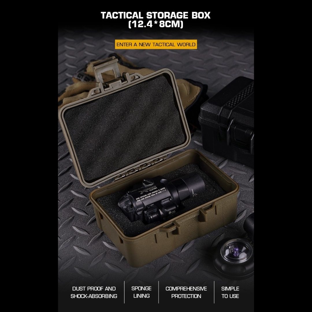WST Tactical Storage Box 13.5 x 9 x 7 cm - Black OD-A-WOSP206-BK asgbox.pl WST Tactical Storage Box 13.5 x 9 x 7 cm - Black - obrazek 2