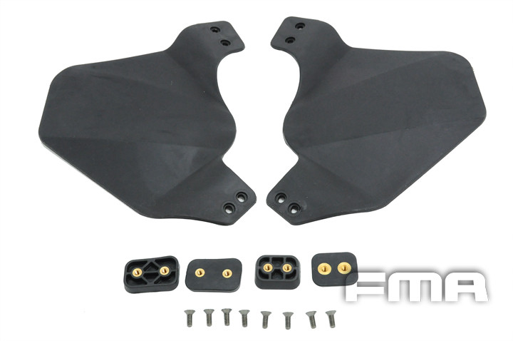 FMA Side Cover Ear Protectors for ARC Helmet Rail (FAST / MICH) - Black OD-A-TB295 asgbox.pl FMA Side Cover Ear Protectors for ARC Helmet Rail (FAST / MICH) - Black