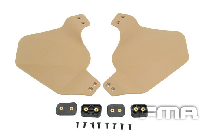 FMA Side Cover Ear Protectors for ARC Helmet Rail (FAST / MICH) - Tan OD-A-TB296 asgbox.pl FMA Side Cover Ear Protectors for ARC Helmet Rail (FAST / MICH) - Tan