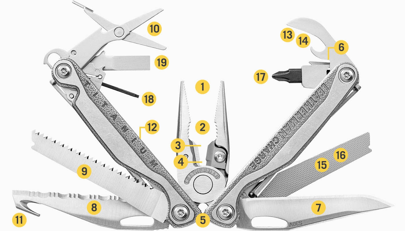 Leatherman Multitool CHARGE(R) TTi PLUS -Silver OD-A-LEATHERMAN067 asgbox.pl Leatherman Multitool CHARGE(R) TTi PLUS -Silver - obrazek 5