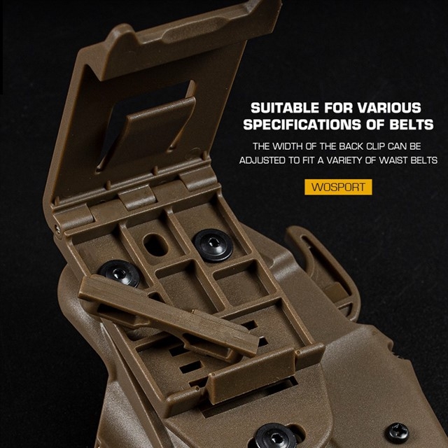 WST Universal Belt Holster GB35 for Full Size Pistols, Left Hand - Tan OD-A-WOSP202-TAN asgbox.pl WST Universal Belt Holster GB35 for Full Size Pistols, Left Hand - Tan - obrazek 3