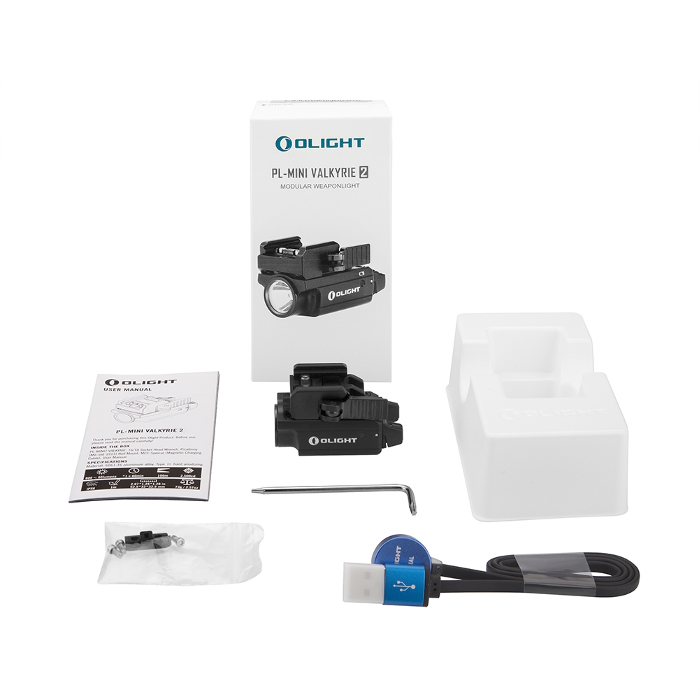 OLIGHT Pistol Flashlight Valkyrie PL-Mini 2 600 lm - Black OD-A-OLIGHT015 asgbox.pl OLIGHT Pistol Flashlight Valkyrie PL-Mini 2 600 lm - Black - obrazek 5