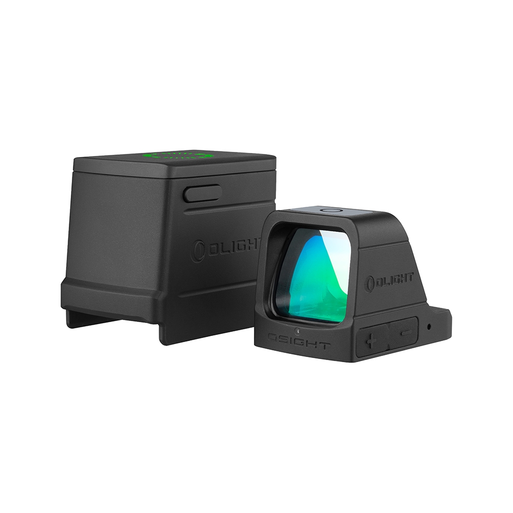 OLIGHT Red Dot Sight OSIGHT GRN (Green Dot) with Powerbank - Black OD-A-OLIGHT026-GRN asgbox.pl OLIGHT Red Dot Sight OSIGHT GRN (Green Dot) with Powerbank - Black