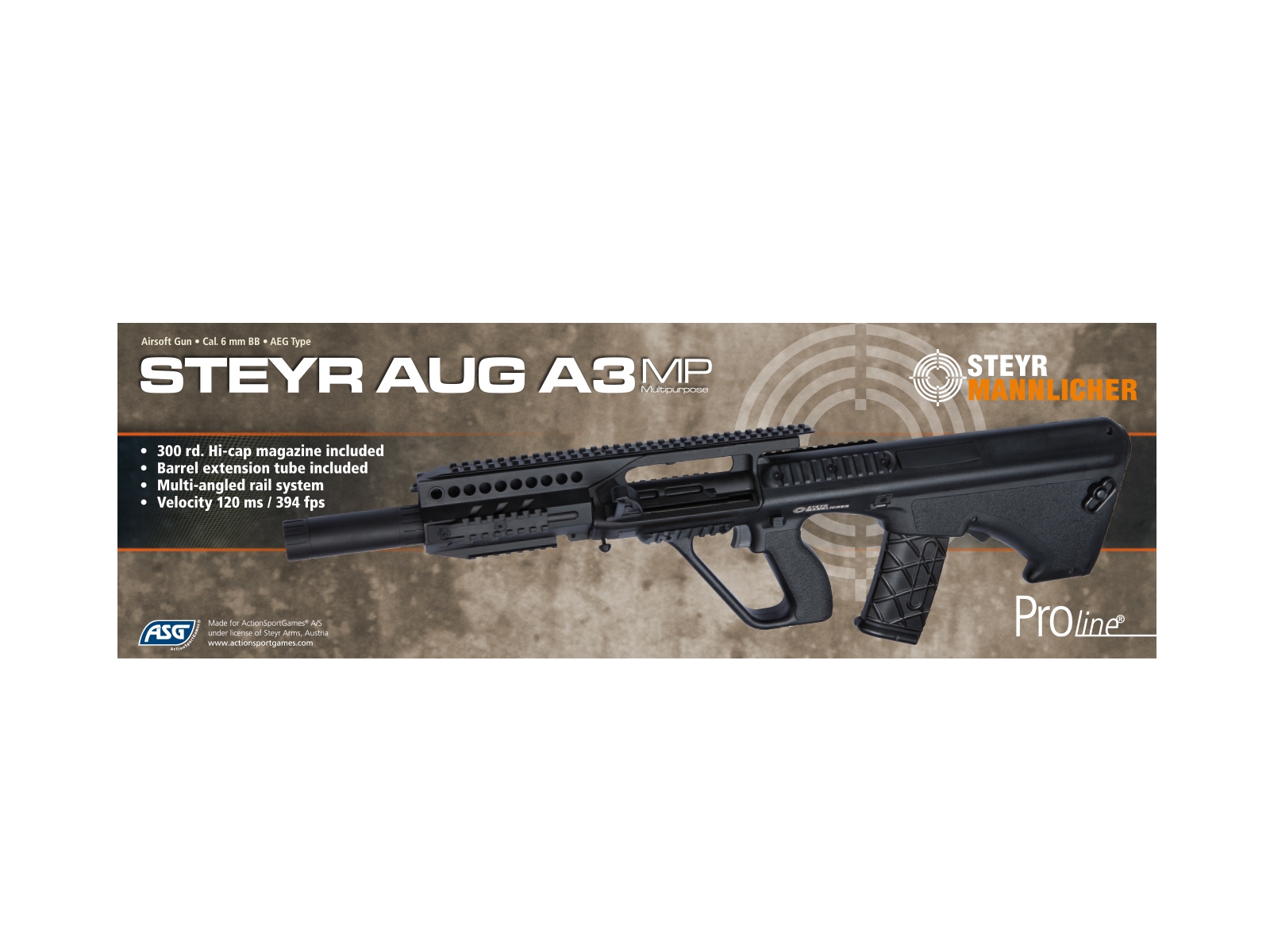 ASG Steyr AUG A3 MP - Black OD-A-ASG357 asgbox.pl ASG Steyr AUG A3 MP - Black - obrazek 4