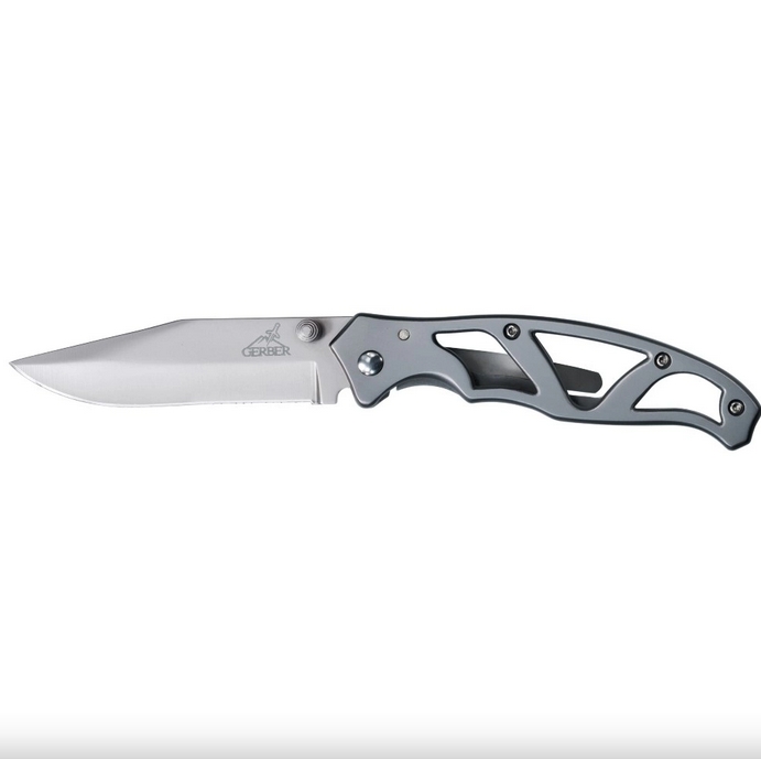 Gerber Paraframe II Folding Knife, Fine Edge - Silver OD-A-1013972 asgbox.pl Gerber Paraframe II Folding Knife, Fine Edge - Silver - obrazek 2