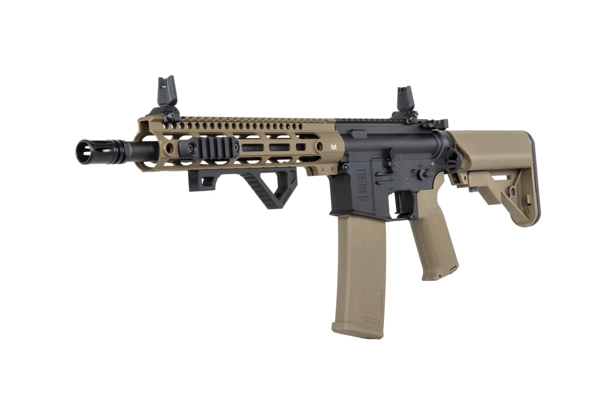 SA M4 Carbine M-LOK (SA-P20 Prime(TM) Aster II ETU) with Brushless Motor - Black/Tan OD-A-SPARMS268-TAN asgbox.pl SA M4 Carbine M-LOK (SA-P20 Prime(TM) Aster II ETU) with Brushless Motor - Black/Tan - obrazek 2