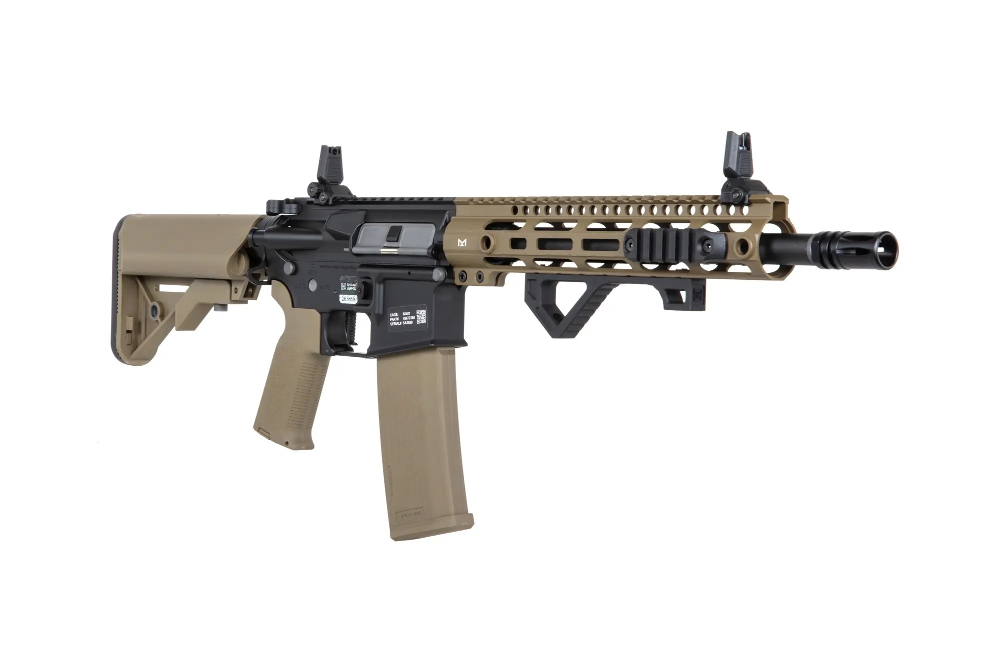 SA M4 Carbine M-LOK (SA-P20 Prime(TM) Aster II ETU) with Brushless Motor - Black/Tan OD-A-SPARMS268-TAN asgbox.pl SA M4 Carbine M-LOK (SA-P20 Prime(TM) Aster II ETU) with Brushless Motor - Black/Tan - obrazek 3