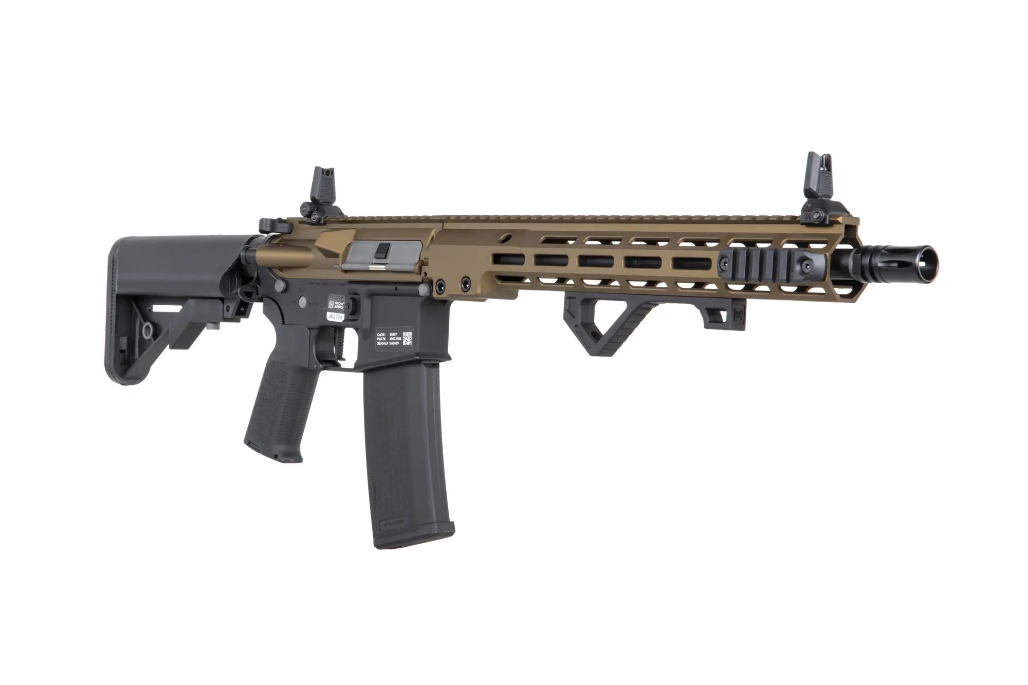 SA M4 Carbine M-LOK (SA-P22 Prime(TM) Aster II ETU) with Brushless Motor - Chaos Bronze OD-A-SPARMS269-CHB asgbox.pl SA M4 Carbine M-LOK (SA-P22 Prime(TM) Aster II ETU) with Brushless Motor - Chaos Bronze - obrazek 3