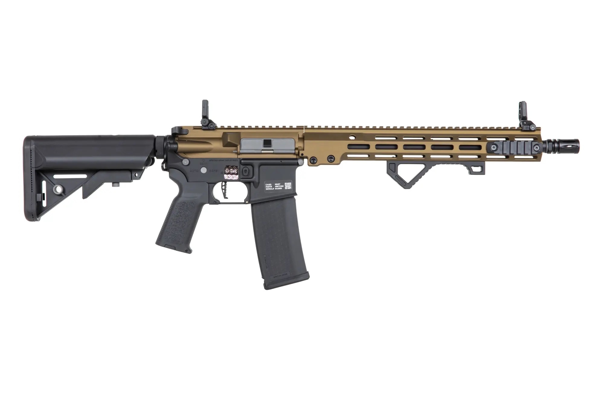 SA M4 Carbine M-LOK (SA-P22 Prime(TM) Aster II ETU) with Brushless Motor - Chaos Bronze OD-A-SPARMS269-CHB asgbox.pl SA M4 Carbine M-LOK (SA-P22 Prime(TM) Aster II ETU) with Brushless Motor - Chaos Bronze - obrazek 4