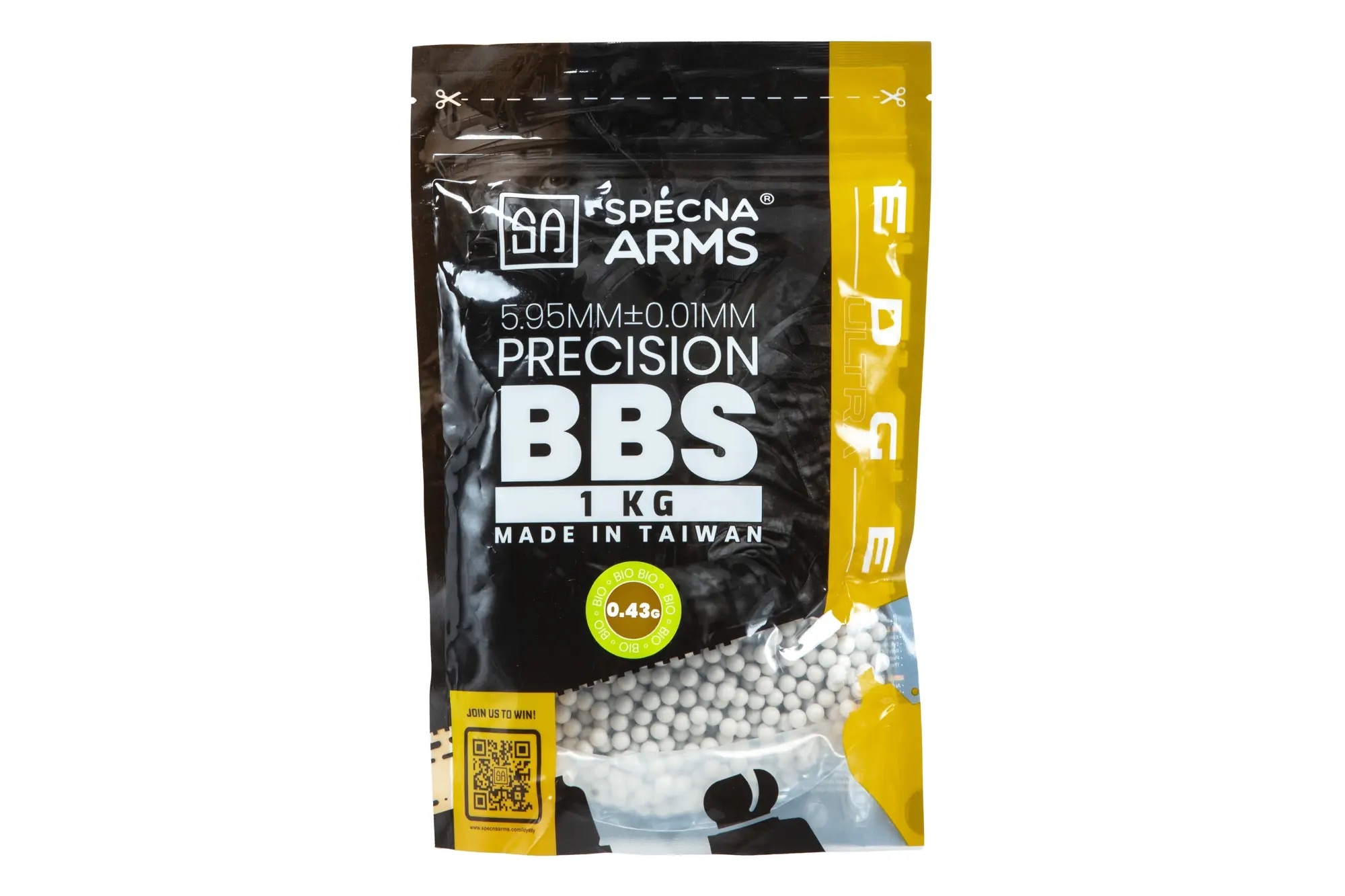 SA EDGE ULTRA(TM) BIO Pellets 0.43g, 2300 BBs (Bag) - White OD-A-1KG-BIO-EDGEULTRA43 asgbox.pl SA EDGE ULTRA(TM) BIO Pellets 0.43g, 2300 BBs (Bag) - White