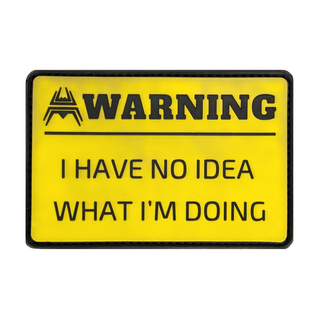 ANAREUS VELCRO Warning Patch NO IDEA - Yellow OD-A-ANAR75 asgbox.pl ANAREUS VELCRO Warning Patch NO IDEA - Yellow