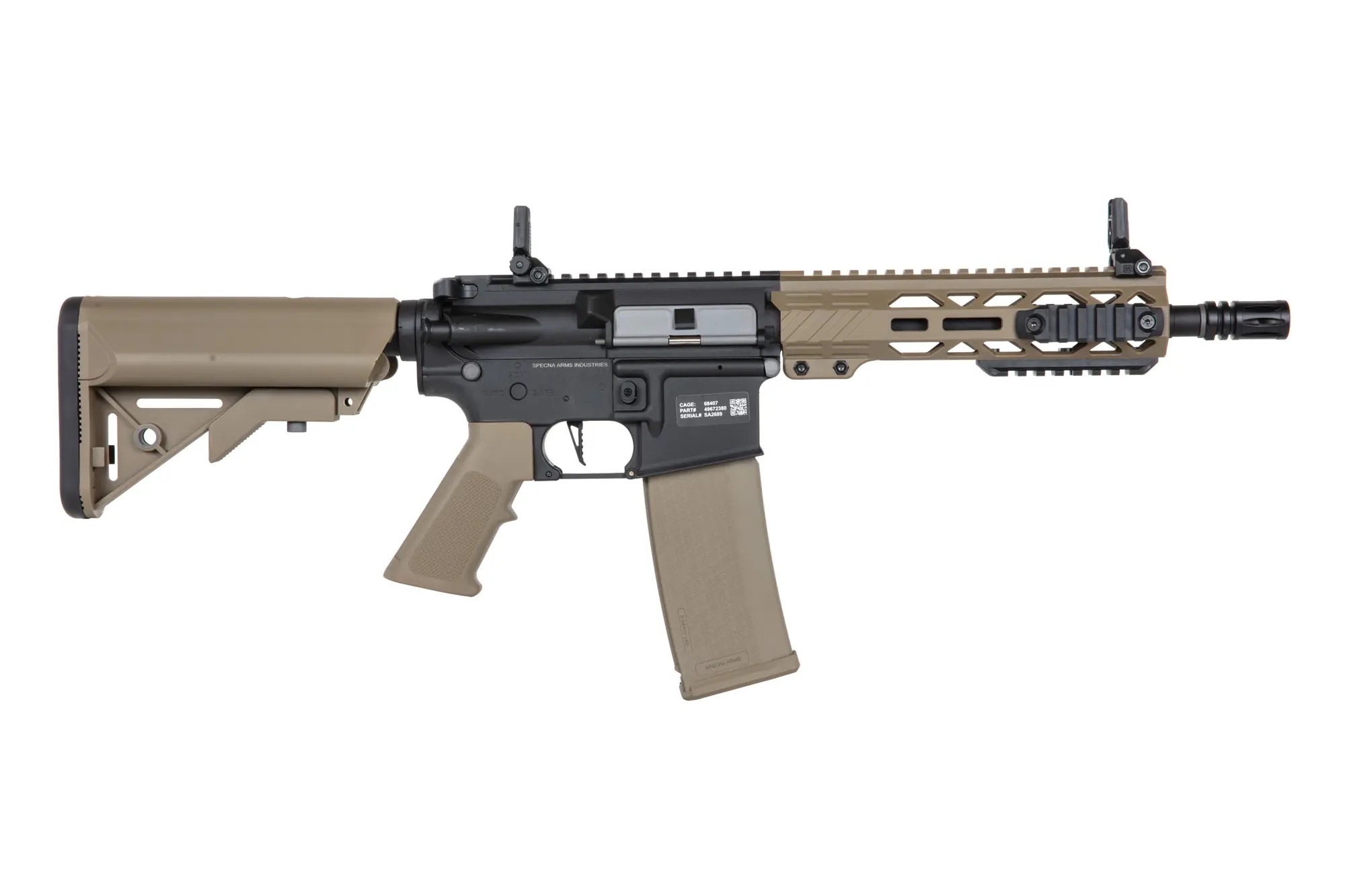 SA M4 CQB M-LOK (SA-F08 FLEX(TM) HAL ETU(TM)) - Black/Tan OD-A-SPARMS275-TAN asgbox.pl SA M4 CQB M-LOK (SA-F08 FLEX(TM) HAL ETU(TM)) - Black/Tan - obrazek 4