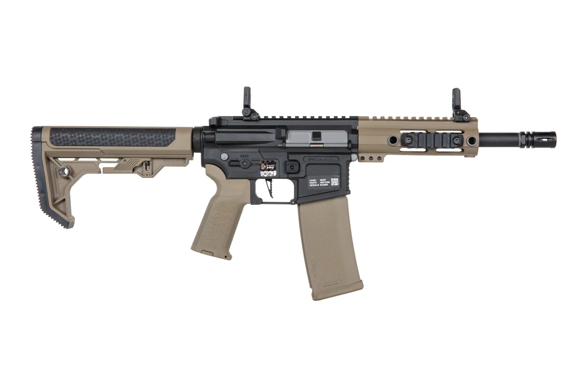 SA M4 CQB RL M-LOK (SA-F04-RL FLEX(TM) HAL ETU(TM)) - Black/Tan OD-A-SPARMS277-TAN asgbox.pl SA M4 CQB RL M-LOK (SA-F04-RL FLEX(TM) HAL ETU(TM)) - Black/Tan - obrazek 4