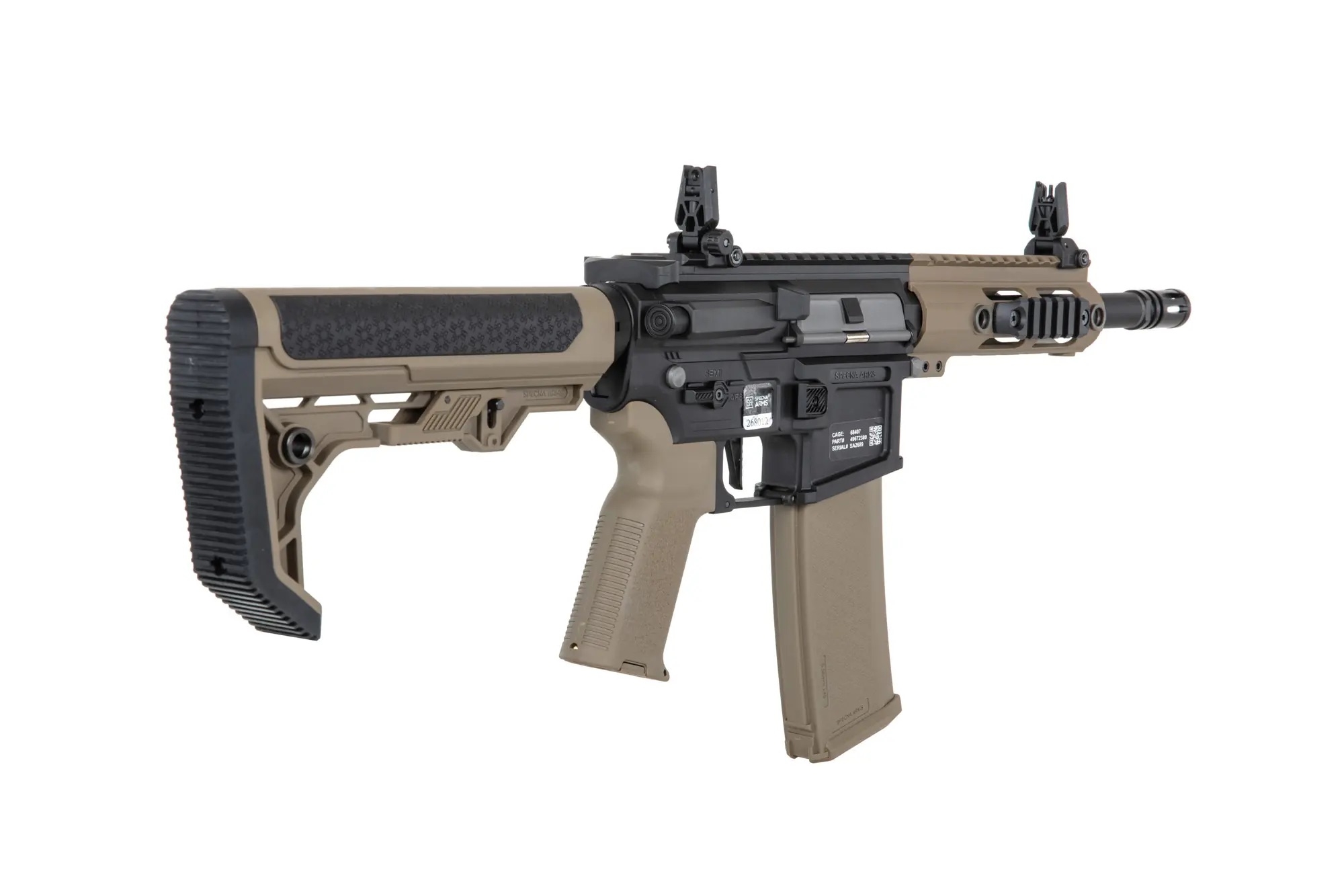 SA M4 CQB RL M-LOK (SA-F04-RL FLEX(TM) HAL ETU(TM)) - Black/Tan OD-A-SPARMS277-TAN asgbox.pl SA M4 CQB RL M-LOK (SA-F04-RL FLEX(TM) HAL ETU(TM)) - Black/Tan - obrazek 5