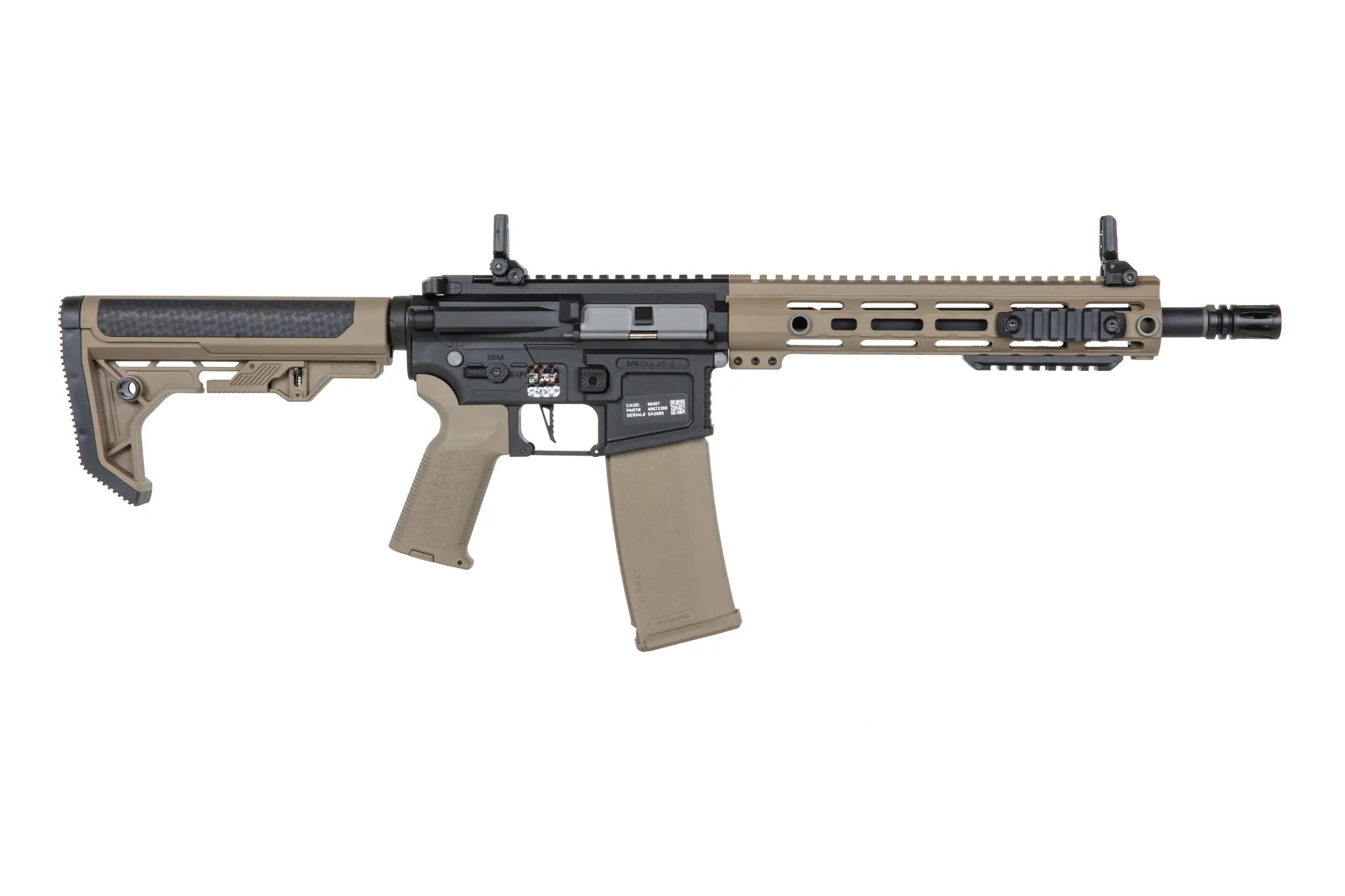 SA M4 Carbine RL M-LOK (SA-F05-RL FLEX(TM) HAL ETU(TM)) - Black/tan OD-A-SPARMS278-TAN asgbox.pl SA M4 Carbine RL M-LOK (SA-F05-RL FLEX(TM) HAL ETU(TM)) - Black/tan - obrazek 2