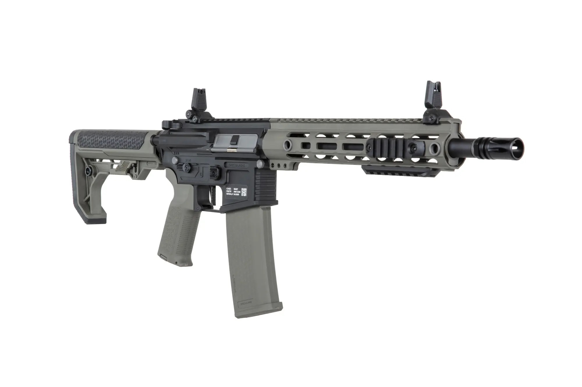 SA M4 Carbine RL M-LOK (SA-F05-RL FLEX(TM) HAL ETU(TM)) - Zelená OD-A-SPARMS278-OD asgbox.pl SA M4 Carbine RL M-LOK (SA-F05-RL FLEX(TM) HAL ETU(TM)) - Zelená - obrazek 3