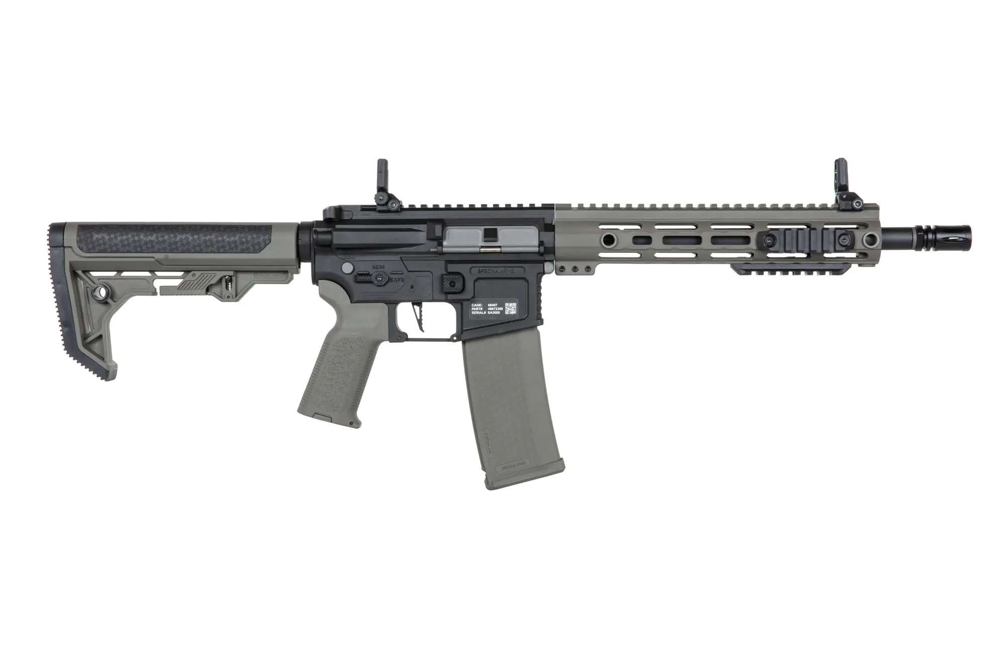 SA M4 Carbine RL M-LOK (SA-F05-RL FLEX(TM) HAL ETU(TM)) - Zelená OD-A-SPARMS278-OD asgbox.pl SA M4 Carbine RL M-LOK (SA-F05-RL FLEX(TM) HAL ETU(TM)) - Zelená - obrazek 4