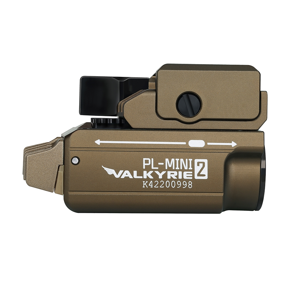 OLIGHT Pistol Flashlight Valkyrie PL-Mini 2 600 lm - Tan OD-A-OLIGHT015-TAN asgbox.pl OLIGHT Pistol Flashlight Valkyrie PL-Mini 2 600 lm - Tan - obrazek 2