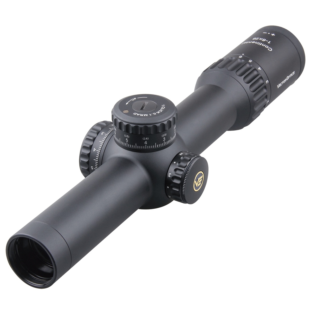 Riflescope 34 mm CONTINENTAL X6 1-6x28 - Black OD-A-SCFF-31 asgbox.pl Riflescope 34 mm CONTINENTAL X6 1-6x28 - Black