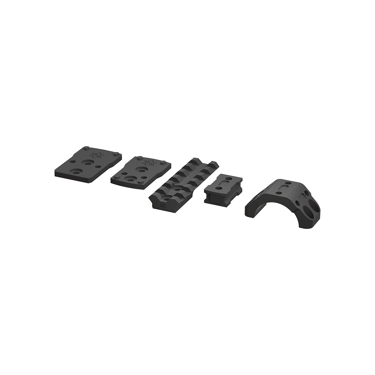 VO Mounting Kit for Red Dot Sight on 30mm X-ACCU Rings (4 screws) - Black OD-A-XASR-A03 asgbox.pl VO Mounting Kit for Red Dot Sight on 30mm X-ACCU Rings (4 screws) - Black