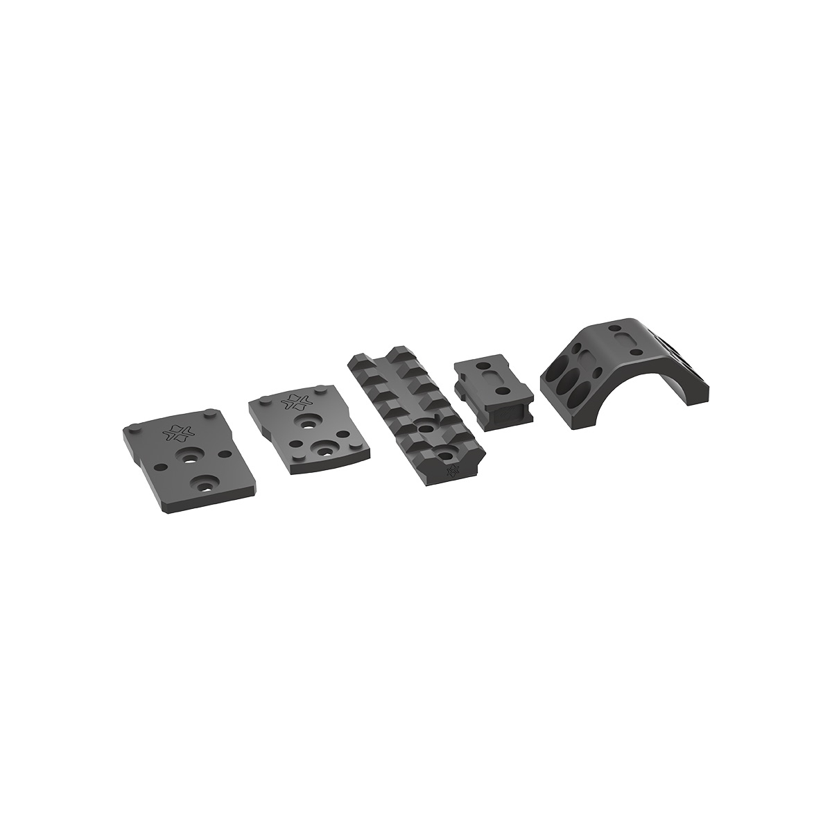 VO Mounting Kit for Red Dot Sight on 30mm X-ACCU Rings (6 screws) - Black OD-A-XASR-A02 asgbox.pl VO Mounting Kit for Red Dot Sight on 30mm X-ACCU Rings (6 screws) - Black - obrazek 2