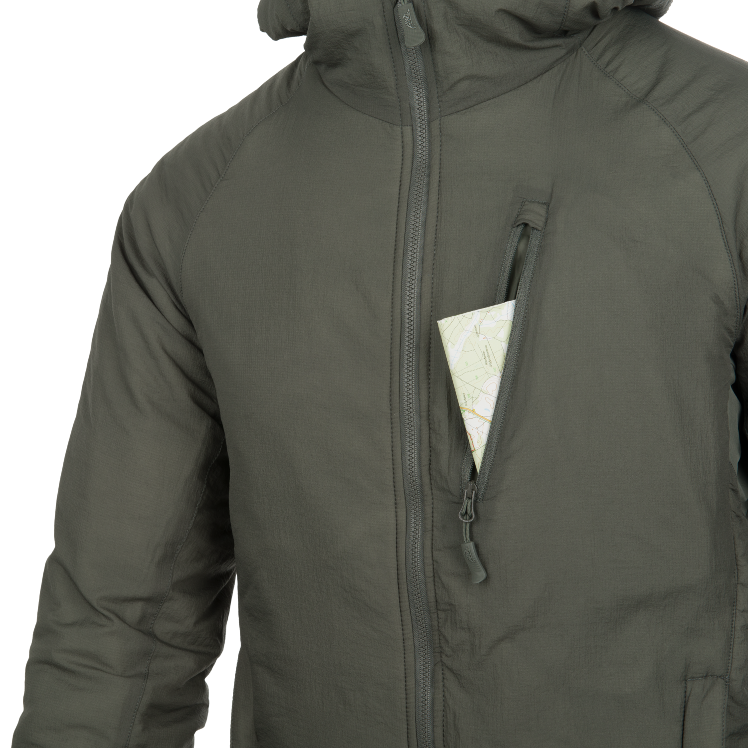 HELIKON WOLFHOUND Climashield(R) Hoodie Jacket - US Woodland OD-A-KU-WLH-NL-03-B03 asgbox.pl HELIKON WOLFHOUND Climashield(R) Hoodie Jacket - US Woodland - obrazek 4