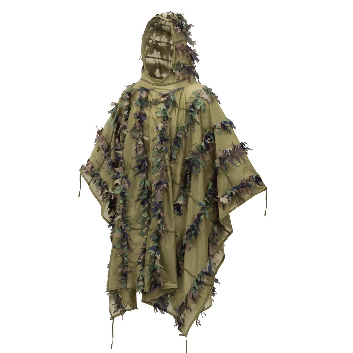 HELIKON 3D Ghillie Poncho(R) LEAF - US Woodland OD-A-PO-LFG-PO-03 asgbox.pl HELIKON 3D Ghillie Poncho(R) LEAF - US Woodland