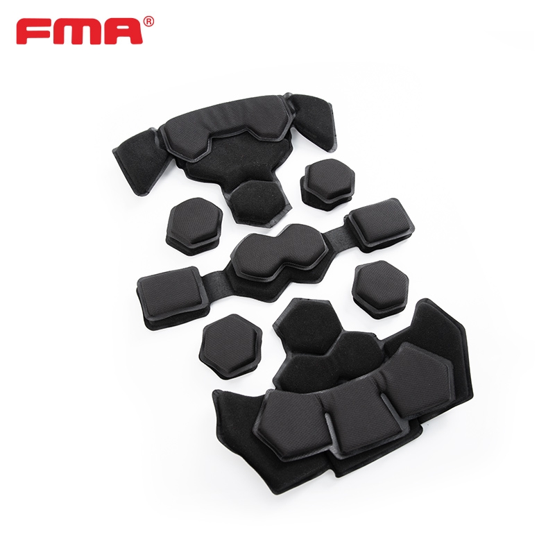 FMA Yunlin Dual Layer Memory Foam Helmet Pad Kit - Black OD-A-TB1478-BK asgbox.pl FMA Yunlin Dual Layer Memory Foam Helmet Pad Kit - Black - obrazek 2