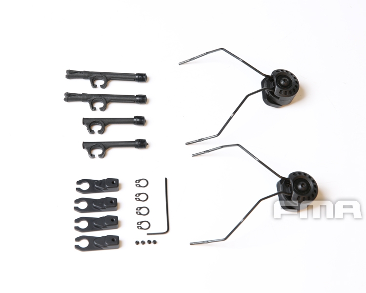 FMA Headphone Universal Modular FARA OTH Attach ARC Rail Kit - Black OD-A-TB1292-BK asgbox.pl FMA Headphone Universal Modular FARA OTH Attach ARC Rail Kit - Black