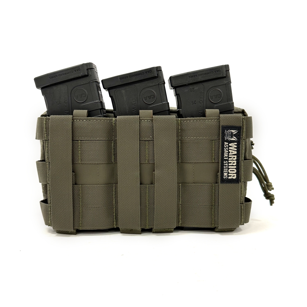 WAS Triple Snap MAG Molle Utility Pouch (AR15 / AK) - Ranger Green OD-A-W-EO-TSMP-UP-RG asgbox.pl WAS Triple Snap MAG Molle Utility Pouch (AR15 / AK) - Ranger Green - obrazek 3