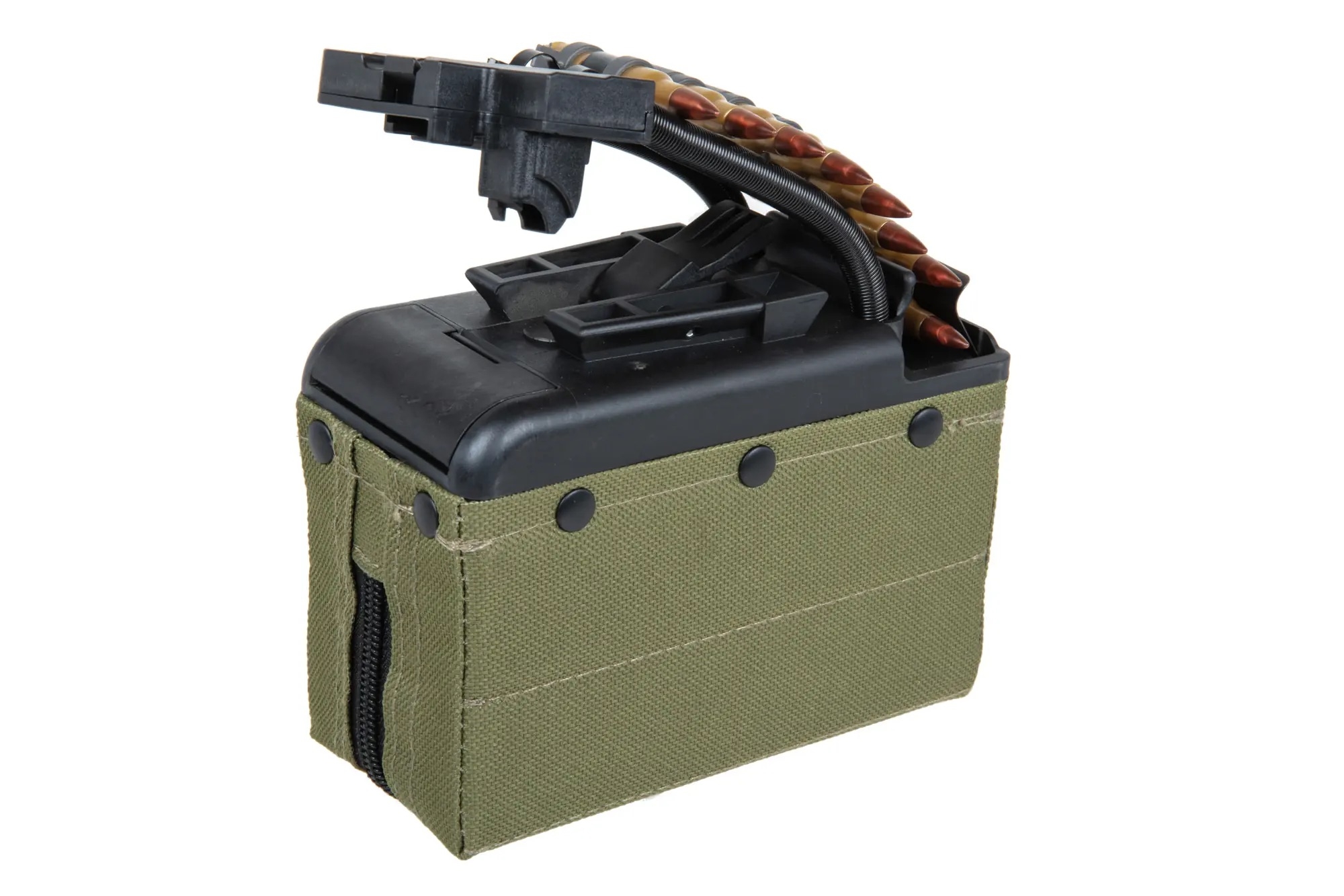 A a K Magazine for T8 SP MK46 / M249 with Dummy Rounds, 2000 BBs - Green OD-A-AK00078-OD asgbox.pl A a K Magazine for T8 SP MK46 / M249 with Dummy Rounds, 2000 BBs - Green - obrazek 2