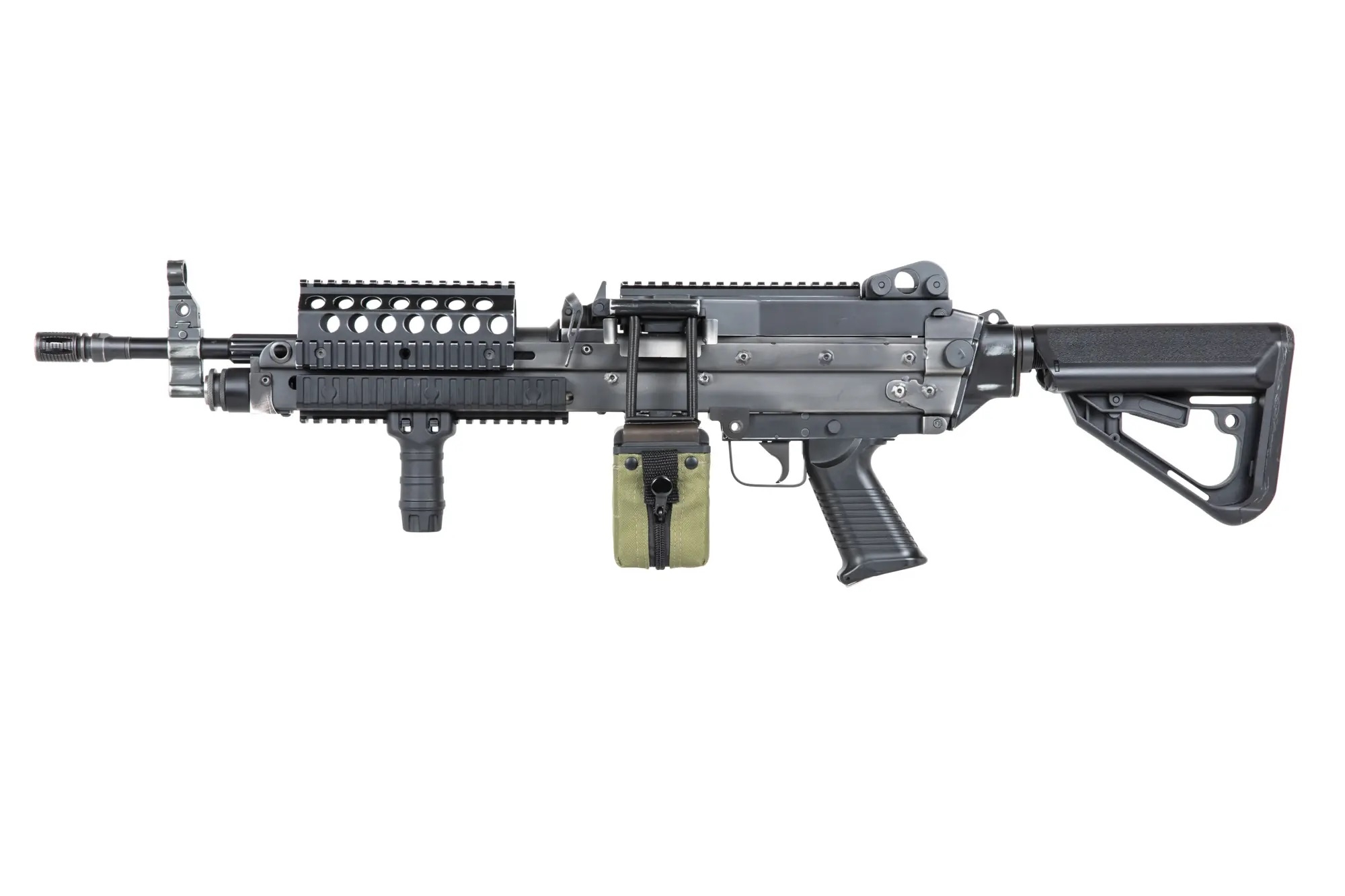 A a K T8 SP Systems MK46 MOD 0 LMG - Black (Battleworn) OD-A-AK00079-BATBK asgbox.pl A a K T8 SP Systems MK46 MOD 0 LMG - Black (Battleworn)